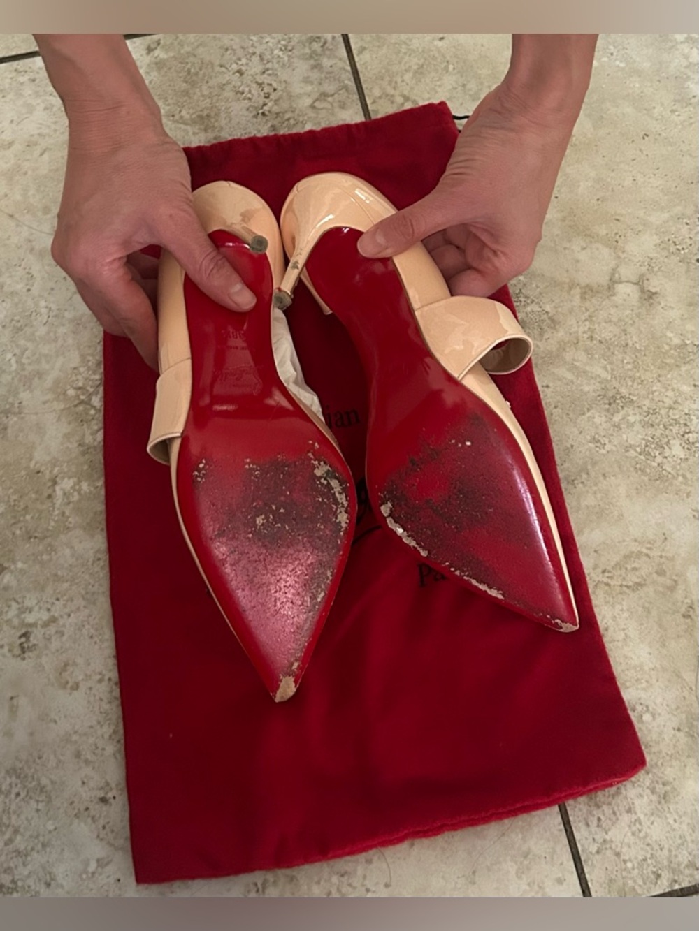 Christian Louboutin Tan heels - Picture 12 of 12
